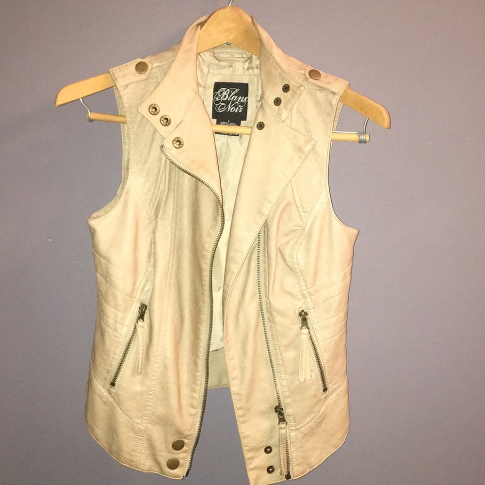 Leather vest
