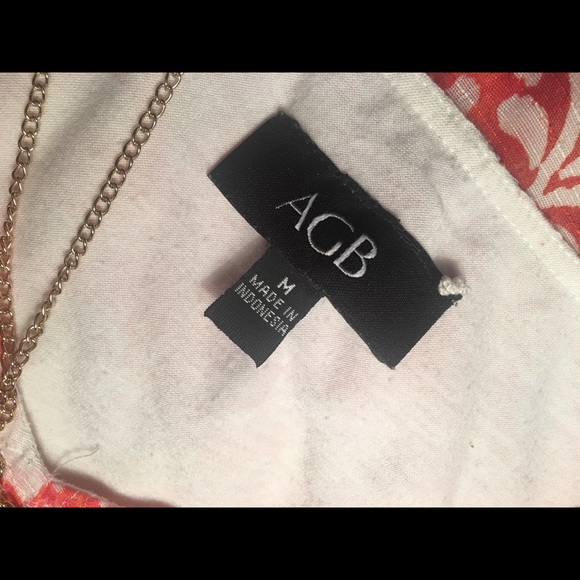 Orange abstract flowy tank - Picture 5 of 5