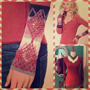 🌹Free People Kombucha Cuff Thermal *Rare 🌹