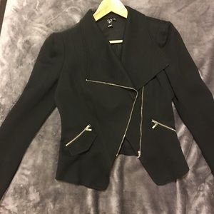 Windsor black moto jacket size M