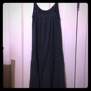 James Perse navy blue spaghetti strap dress