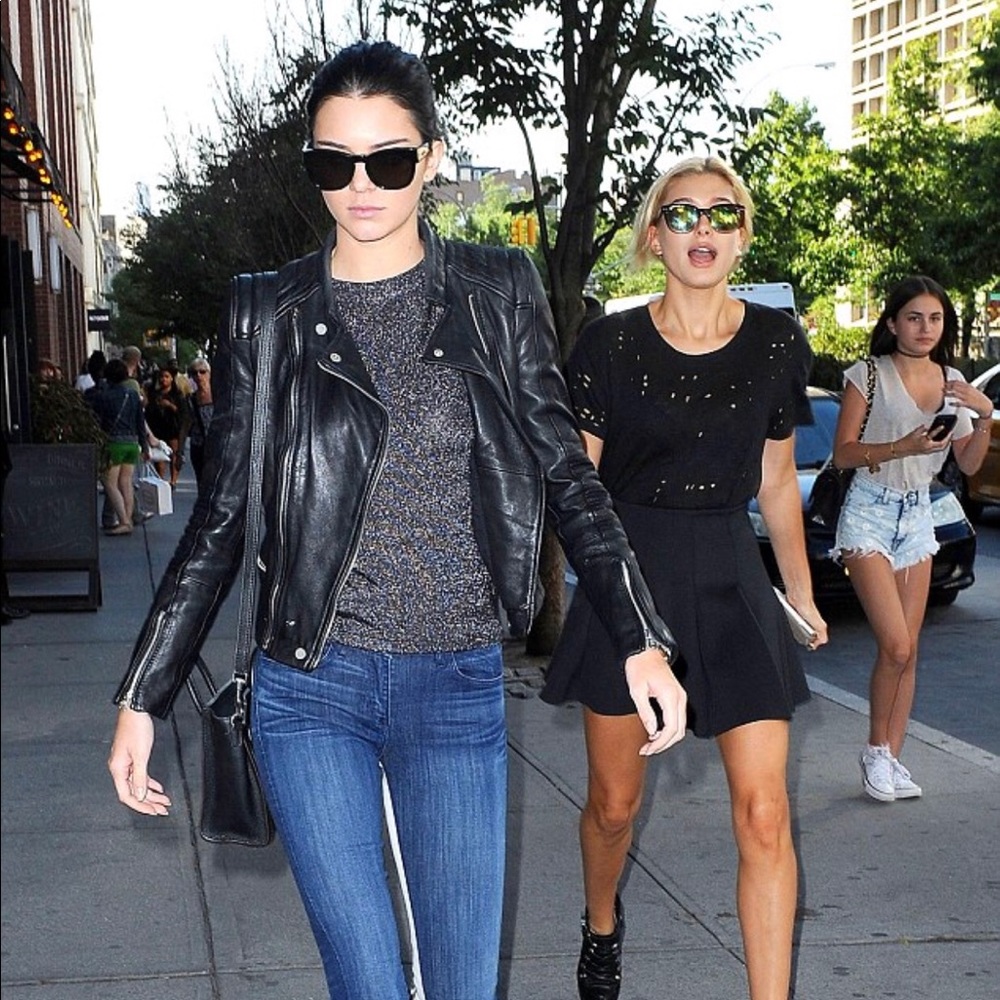 ASO Kendall Jenner Zara Real Leather Jacket