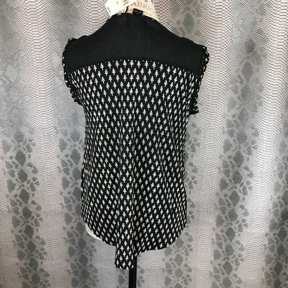 Lucky brand tribal floral short sleeve top - Picture 4 of 5