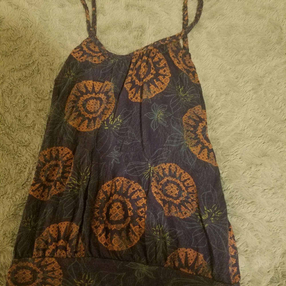 Open back tank top