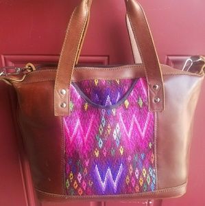 Nena & Co Leather Sonia Carryall