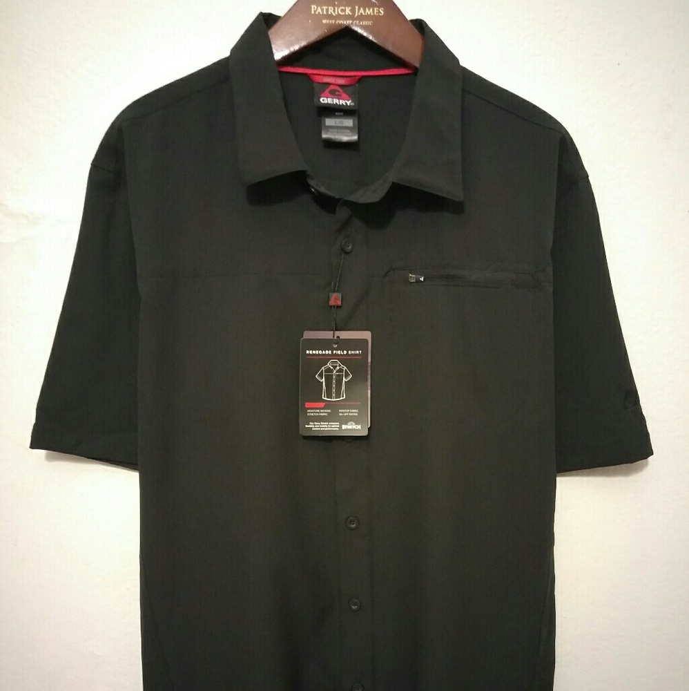 Gerry Outdoors New Mens Large Camp Trail UV Shirt