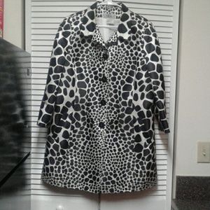 Carlisle Animal Print Silk Coat MAKE OFFERS