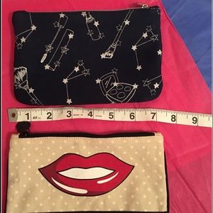 Ipsy makeup bags 1 new 1 used