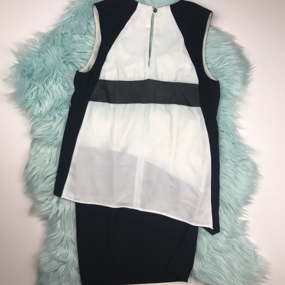 Rag & Bone Asymmetrical Black and White Dress XS - Picture 4 of 8