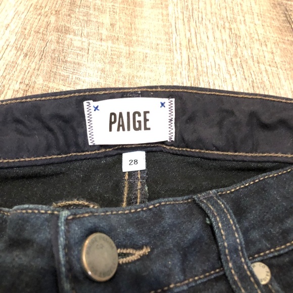 Dark wash Paige skinny jeans size 28 - Picture 2 of 7