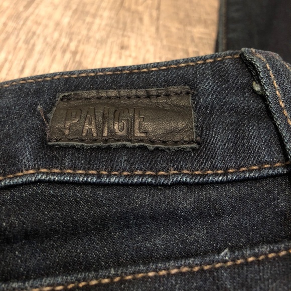 Dark wash Paige skinny jeans size 28 - Picture 5 of 7