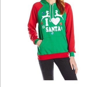 I ❤️ Santa Holiday Hoodie! 🎄