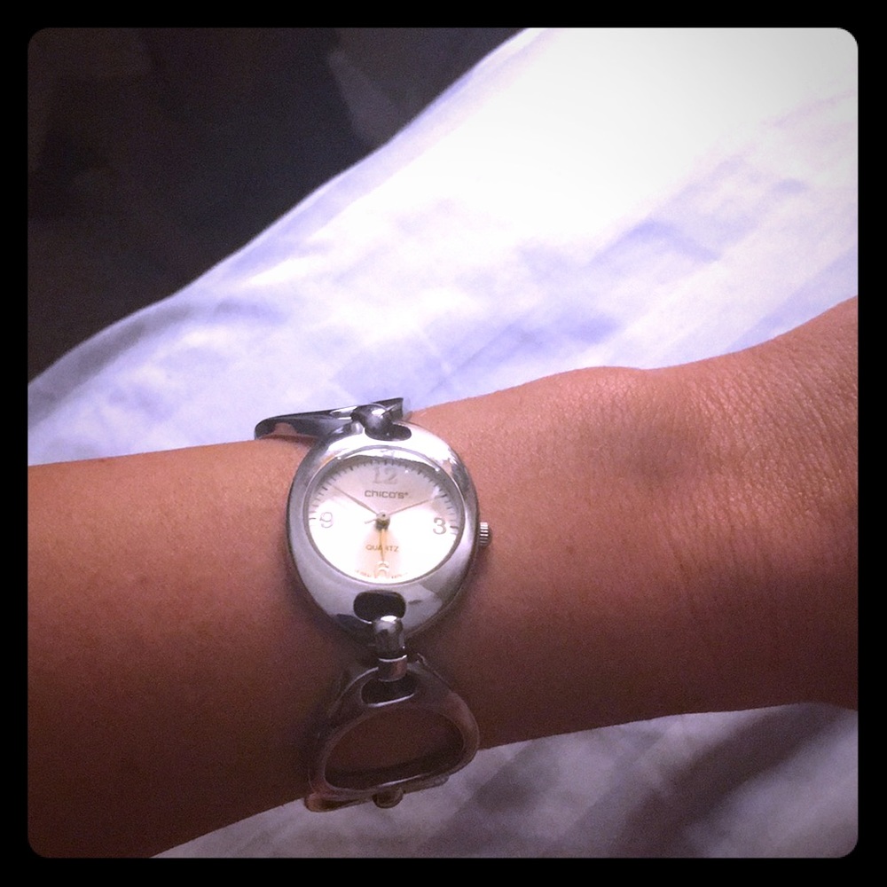 💞Silver Link Watch