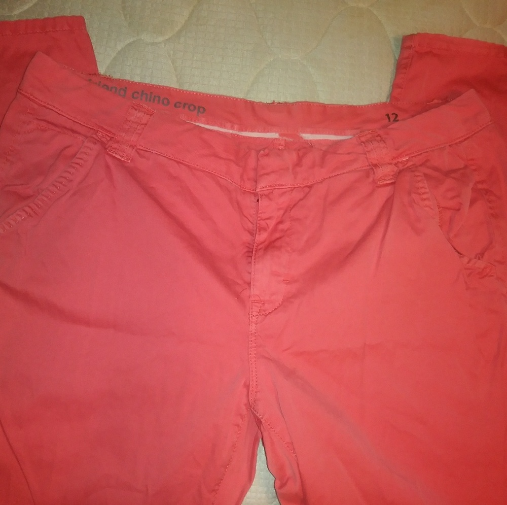 Boyfriend Chino crop Pants/ size 12