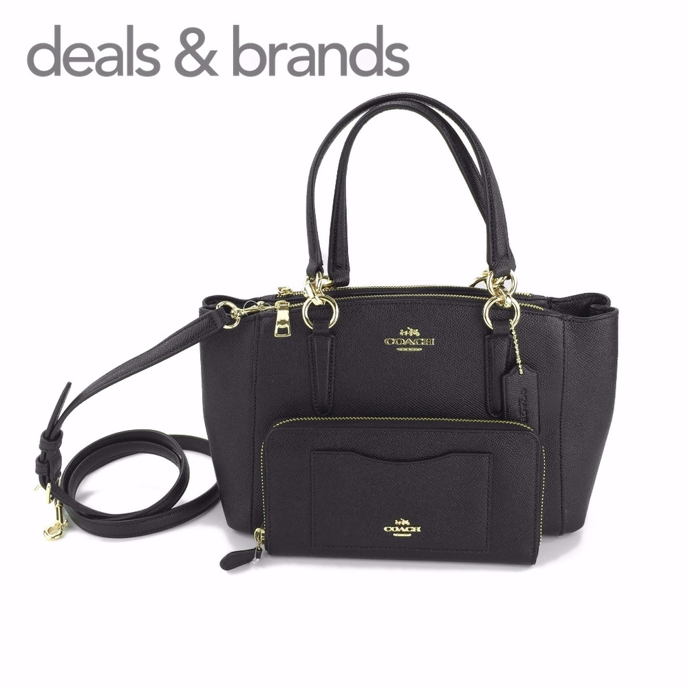 NWT COACH MiniChristie Carryall&AccordionZipWallet