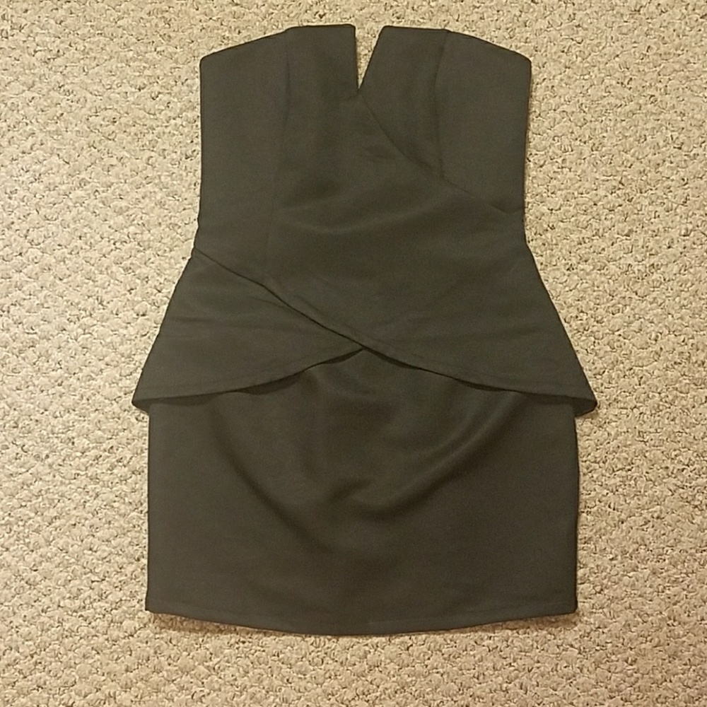 Tobi Peplum Mini Dress