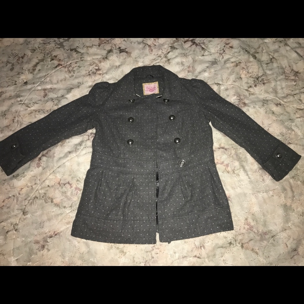 Cute pink envelope jacket.