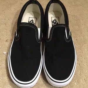 Black Van Slip-Ons