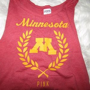 Victoria Secret Pink Golden Gophers Tank