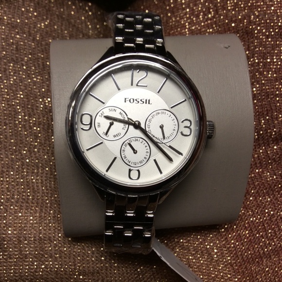Women\'s Fossil Suitor Stainless Steel Watch BQ3126