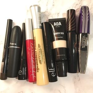 9 Piece Mascara Eyeliner Eyelid Primer Bundle