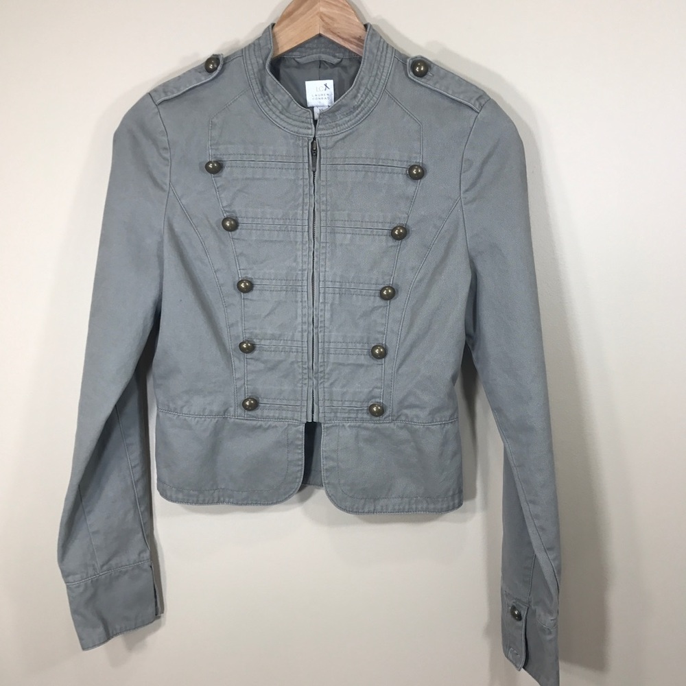 Lauren Conrad green military jacket, size XS