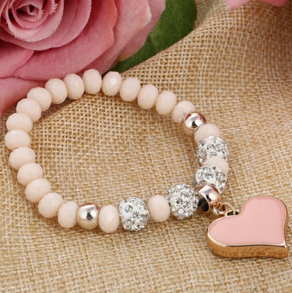 💎ACT NOW.Charm Bracelet with Heart