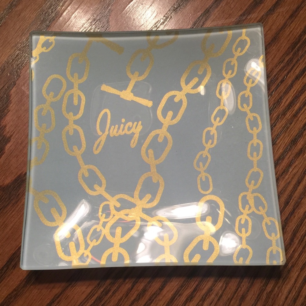 Juicy Couture Gold Chain Trinket Tray BNWT