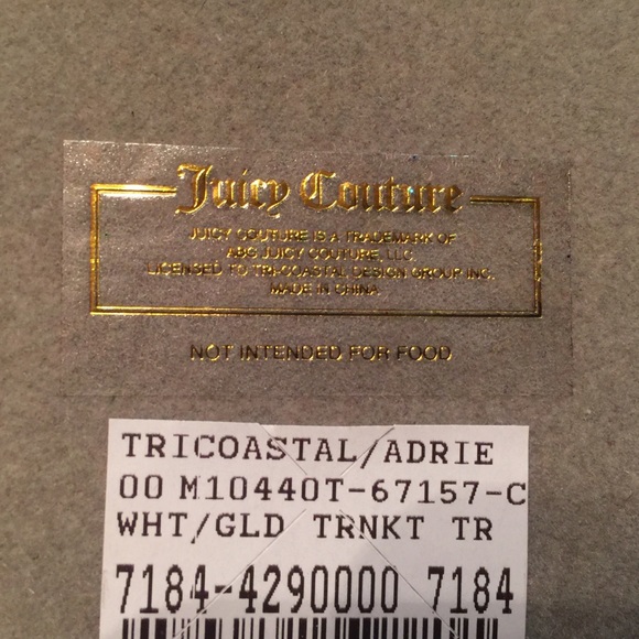 Juicy Couture Gold Chain Trinket Tray BNWT - Picture 3 of 4
