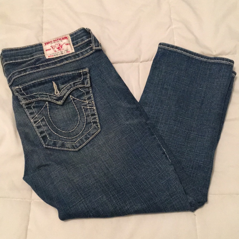 True Religion jean capri’s