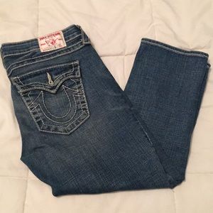 True Religion jean capri’s