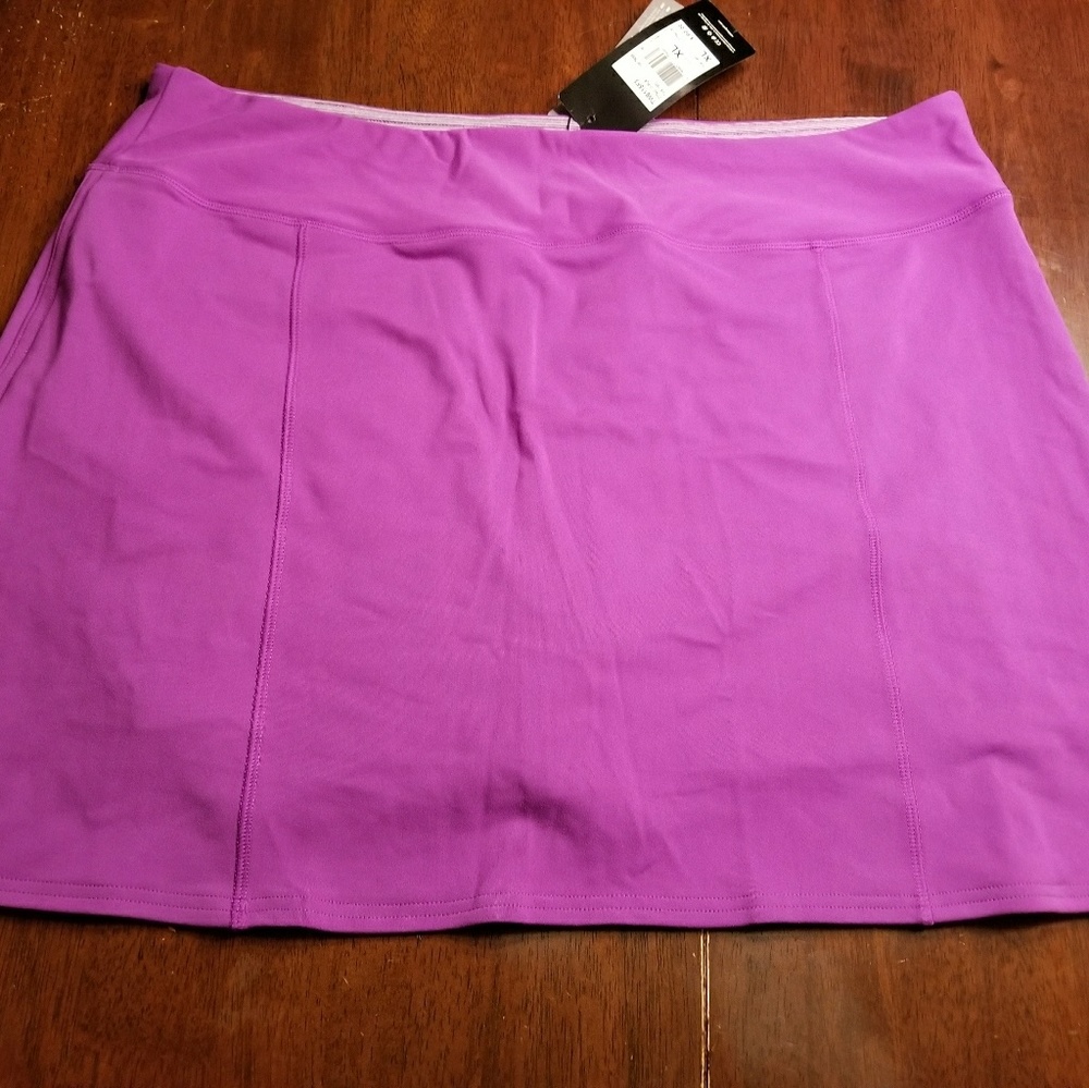 Adidas purple golf skirt