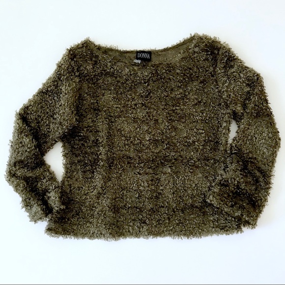 Donna Sweaters - Olive Green Sweater