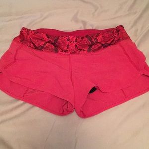 Lululemon speed shorts