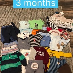 Baby boy clothes - size 3 months