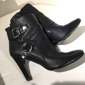 Nine West black ankle boots