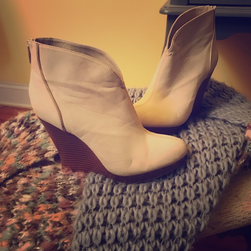 Jennifer Lopez wedge booties