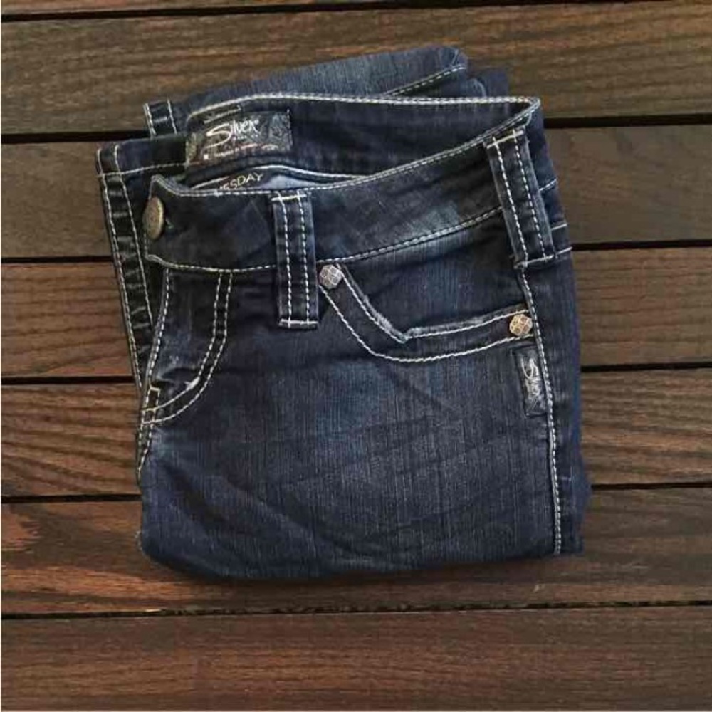 Like new Silver jeans
