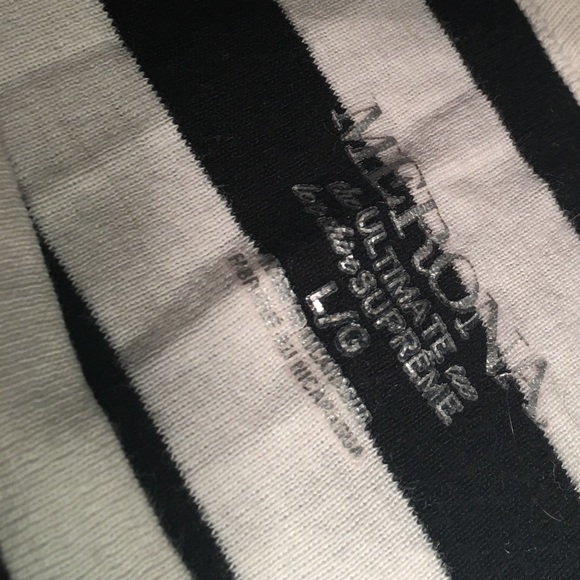 Black and white Stripped long sleeve top - Picture 4 of 4