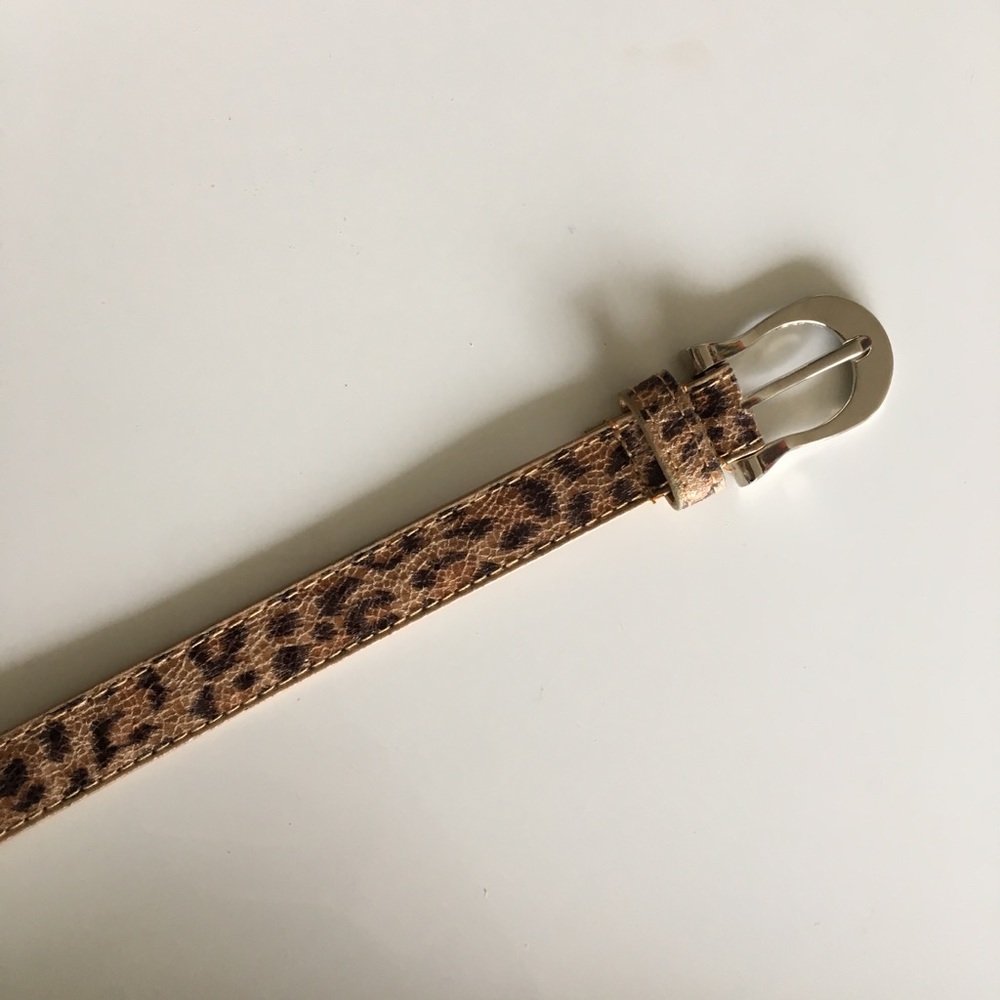 90 cm leopard print belt