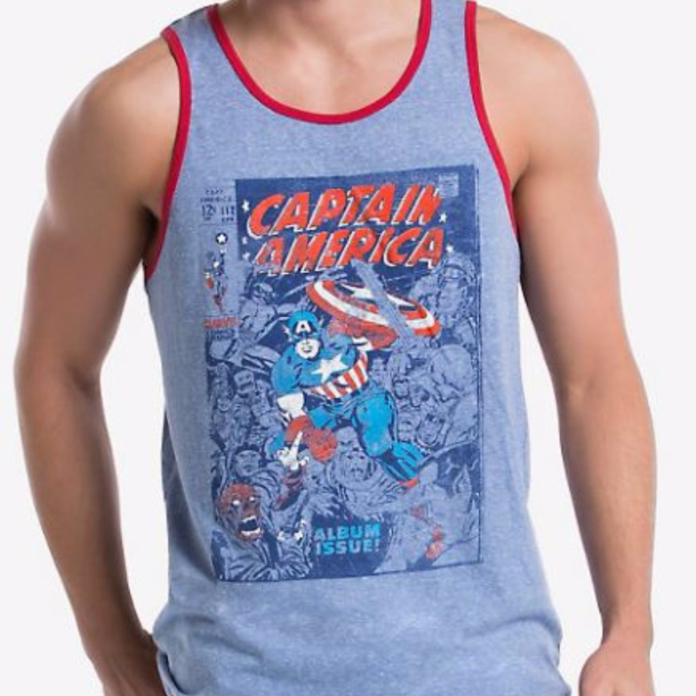 Marvel Captain America Cover #112 Issue Tank Top