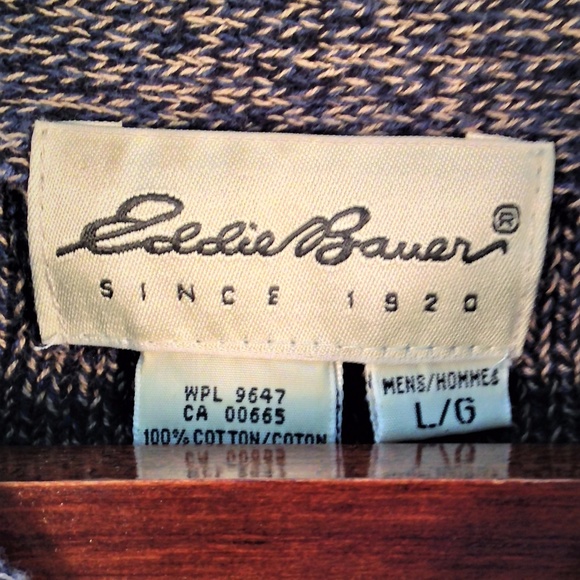 Eddie Bauer Large Heavy Cotton Pullover Sweater - Picture 4 of 7