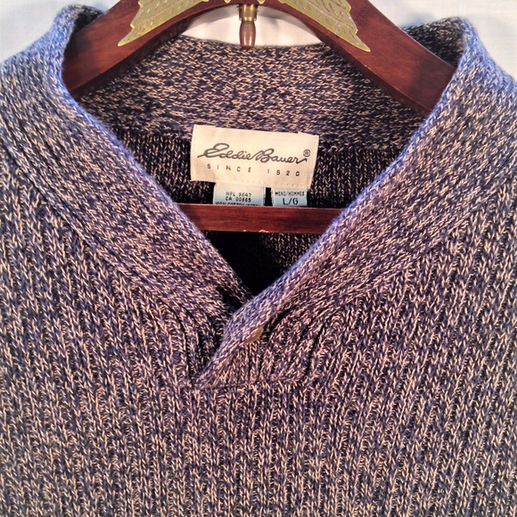 Eddie Bauer Large Heavy Cotton Pullover Sweater - Picture 2 of 7