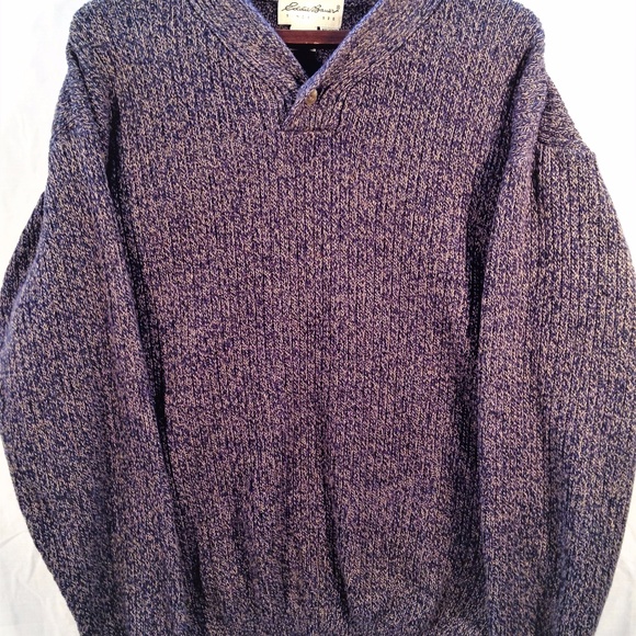 Eddie Bauer Large Heavy Cotton Pullover Sweater - Picture 3 of 7