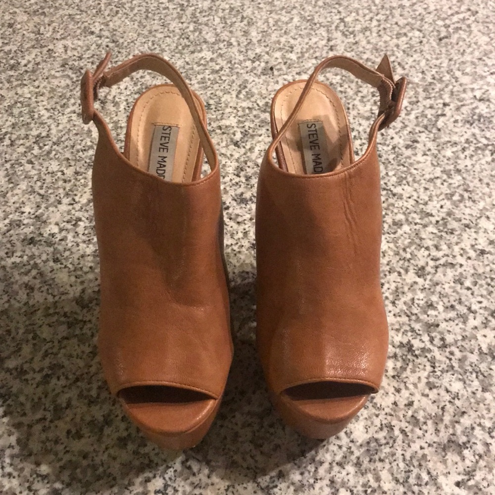 Brown Steve Madden Gabby Heels size 7.5