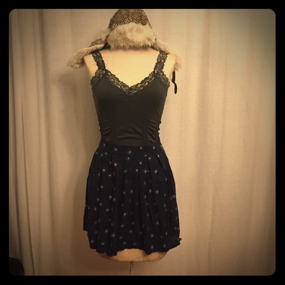 Navy Frenchi Skirt
