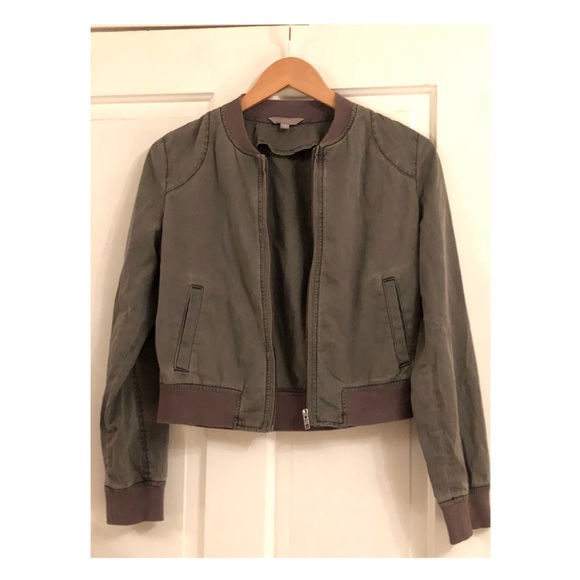 Nordstrom Jackets & Blazers - Gray/ Olive Tone Rubbish Jacket