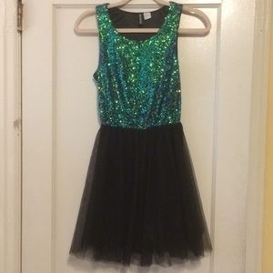 Sequin & Tulle cocktail dress