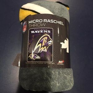 NEW Baltimore Ravens Throw Blanket