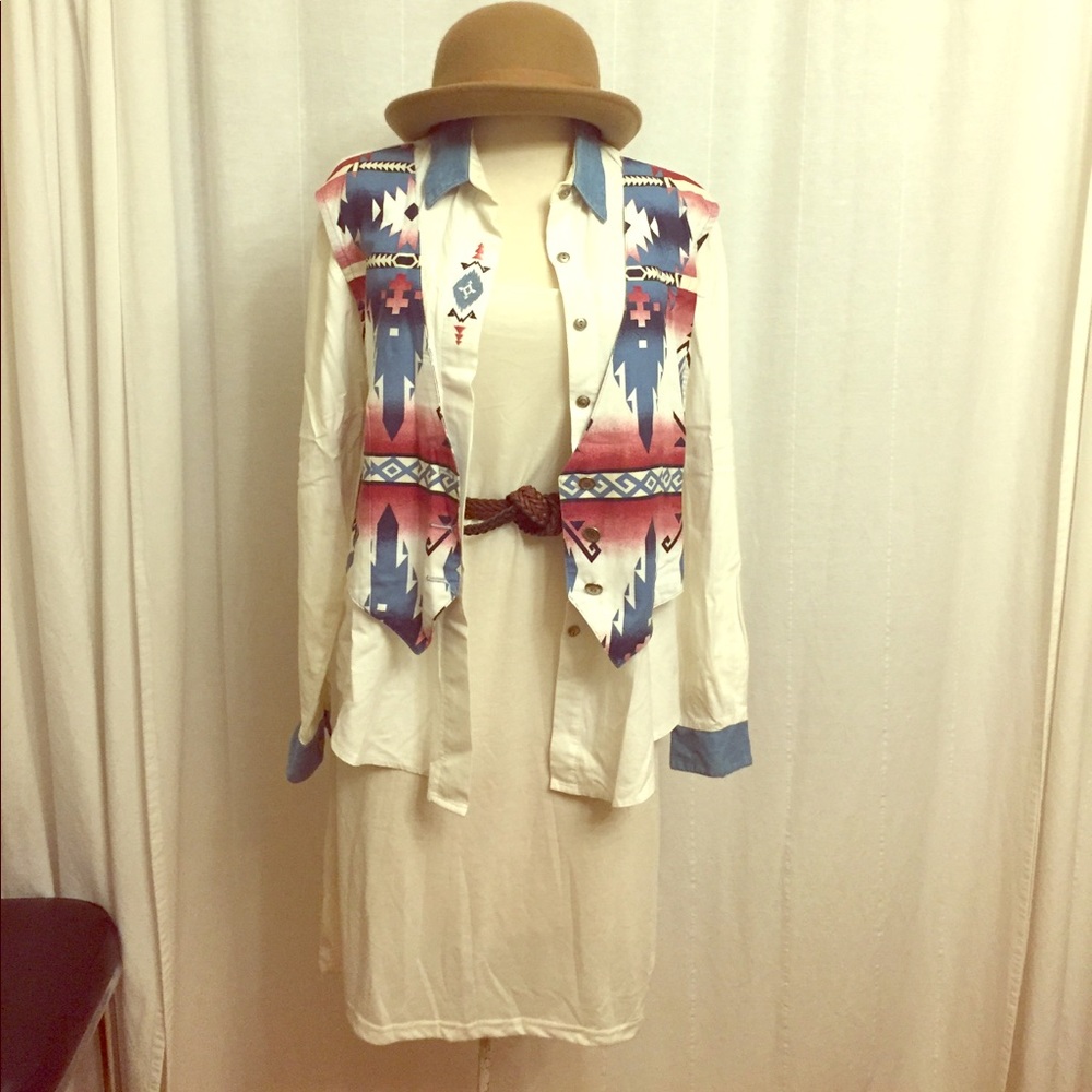 Vintage Unique Printed Arizona Button-Up